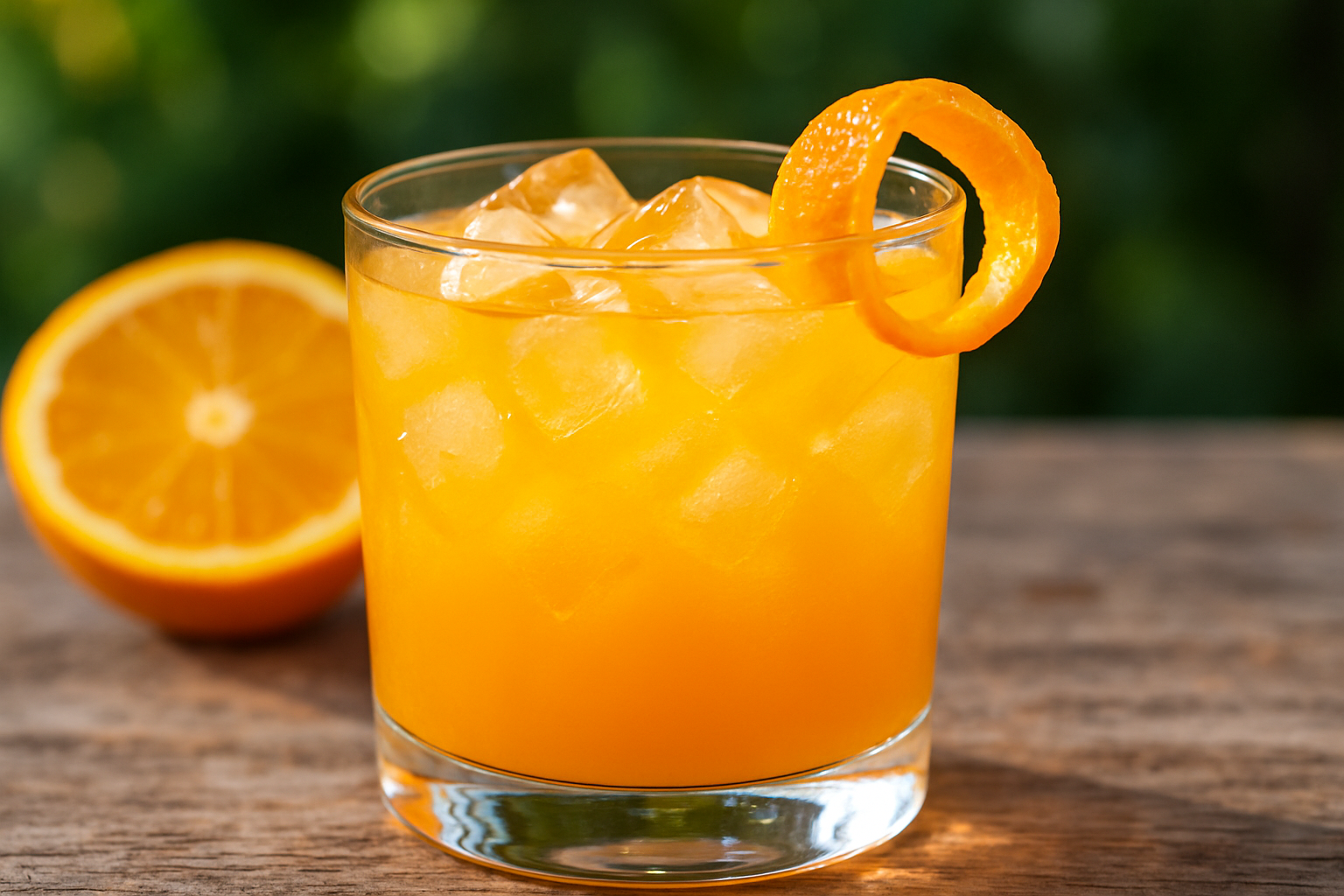 Orange Crush coctel de naranja fresca con vodka y triple sec