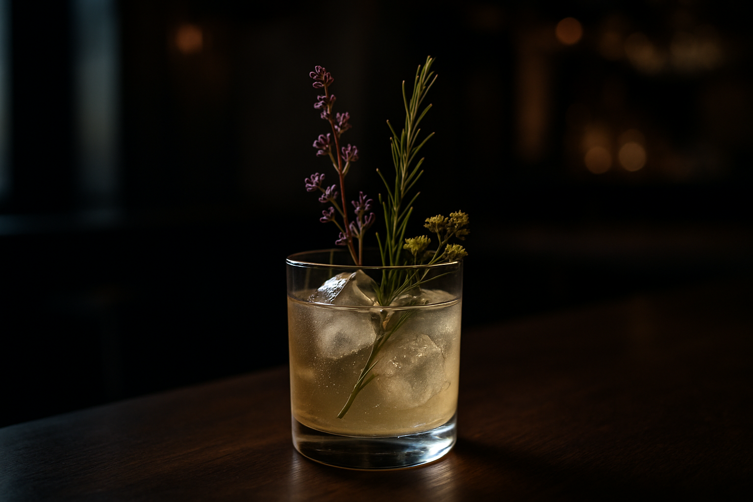 Coctelería consciente con ingredientes botánicos
